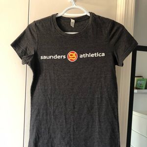 From Bella-Canvas, Dark Grey T-shirt, size M